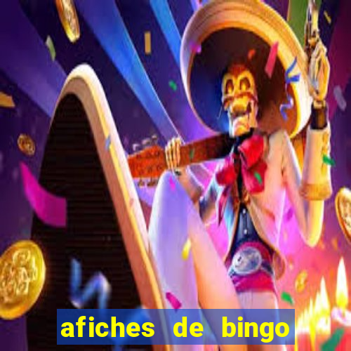 afiches de bingo para editar