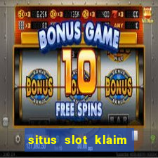 situs slot klaim garansi 100