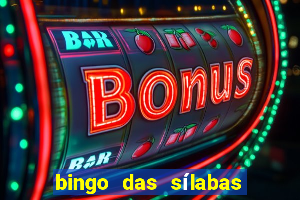 bingo das sílabas como jogar