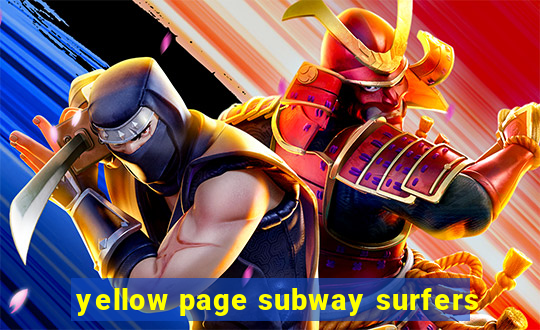 yellow page subway surfers