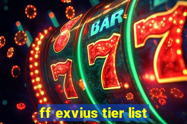 ff exvius tier list