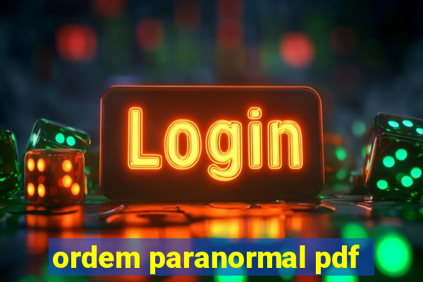 ordem paranormal pdf