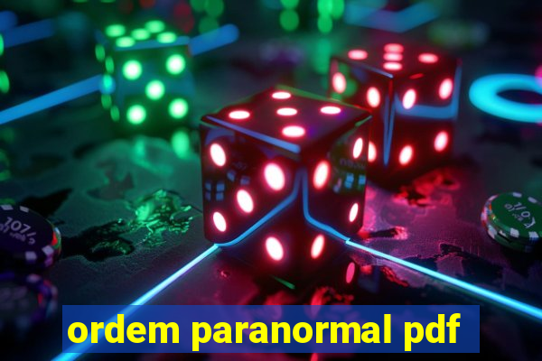 ordem paranormal pdf