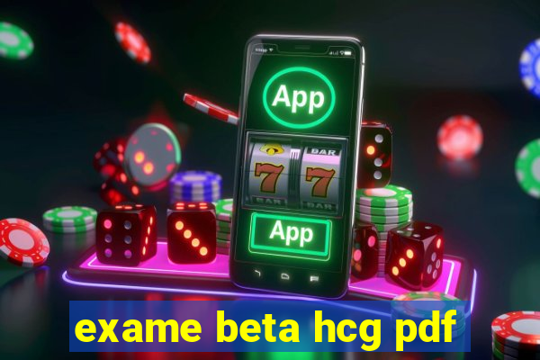 exame beta hcg pdf