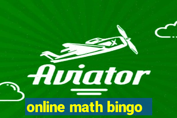 online math bingo