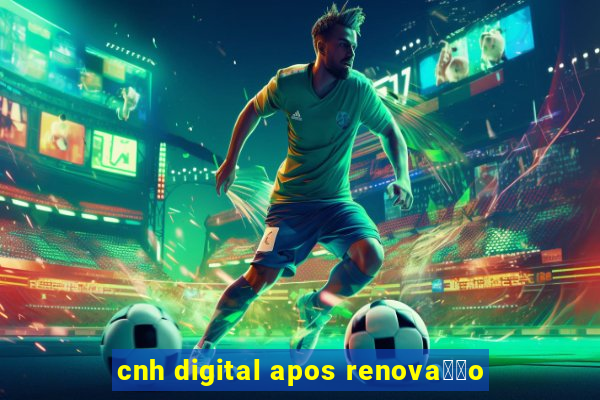 cnh digital apos renova莽茫o