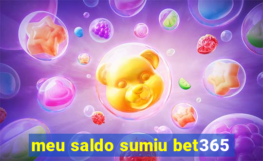 meu saldo sumiu bet365