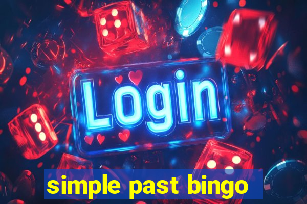 simple past bingo