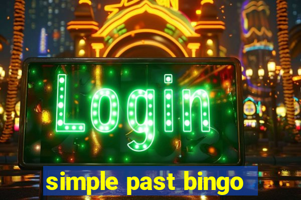 simple past bingo