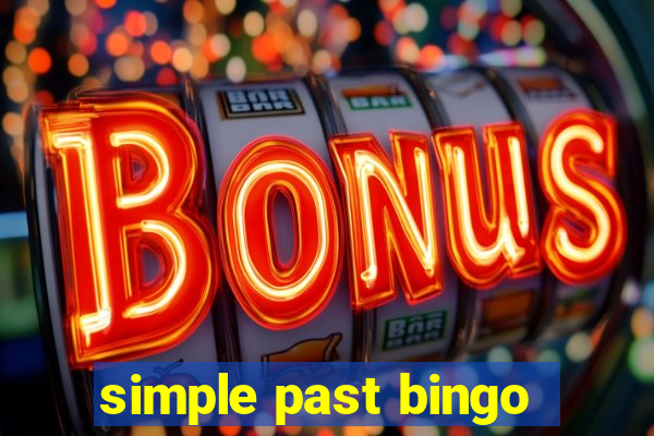 simple past bingo