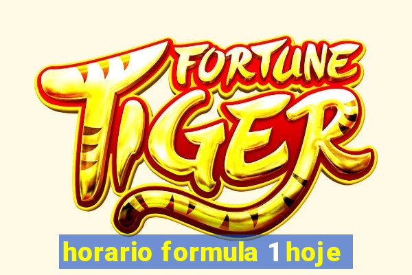 horario formula 1 hoje