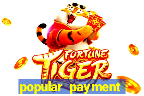 popular payment methods online casinos