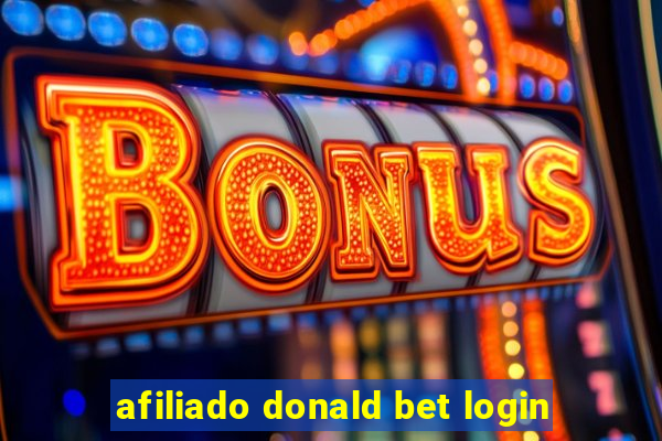 afiliado donald bet login