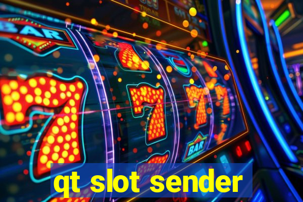 qt slot sender