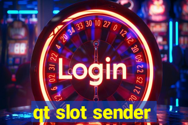 qt slot sender