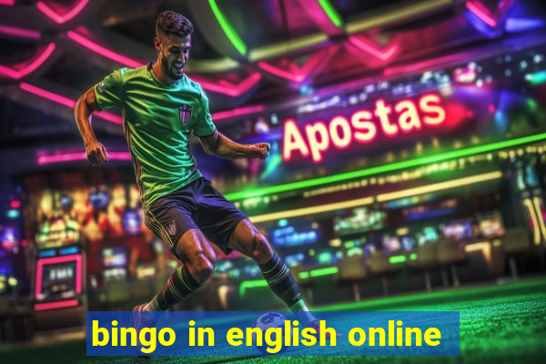 bingo in english online