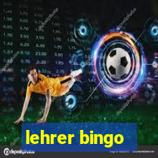 lehrer bingo