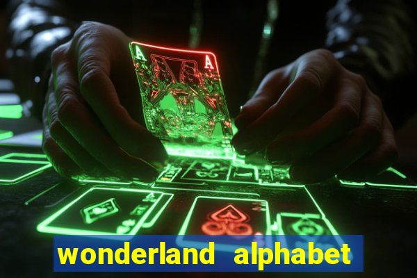 wonderland alphabet comic studio