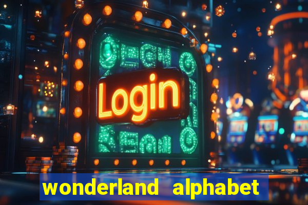 wonderland alphabet comic studio