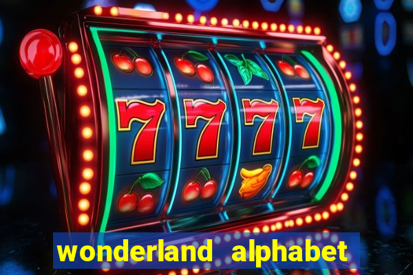 wonderland alphabet comic studio