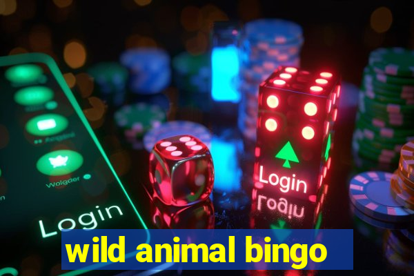 wild animal bingo