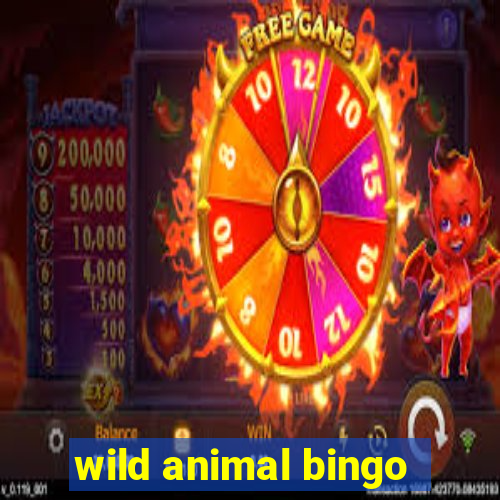 wild animal bingo