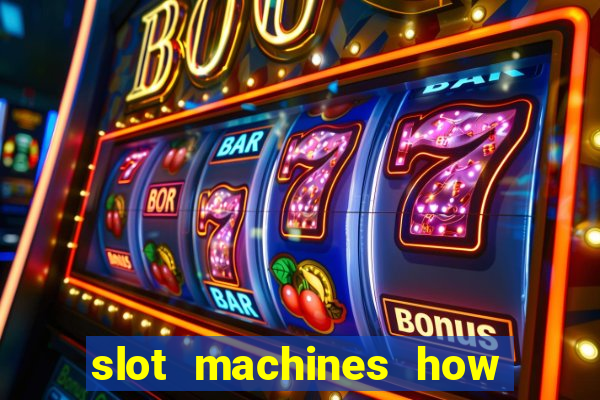 slot machines how to play