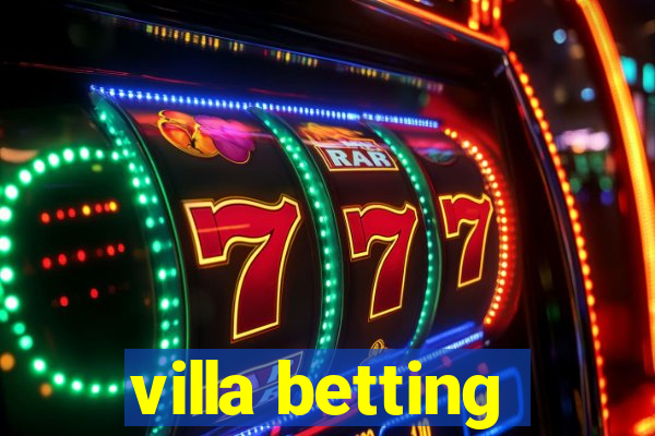 villa betting