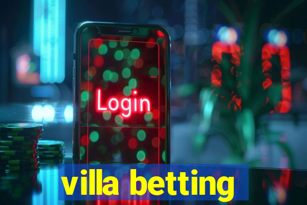 villa betting