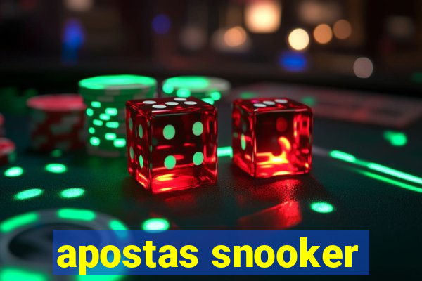 apostas snooker