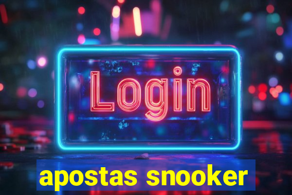 apostas snooker