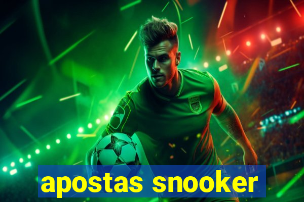 apostas snooker