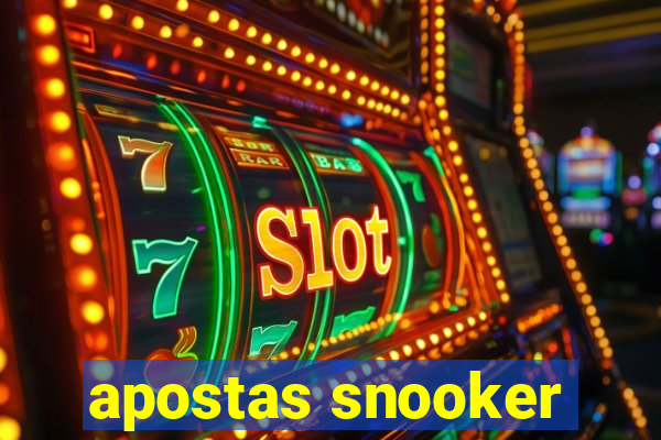 apostas snooker