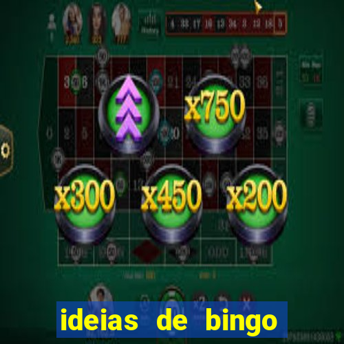 ideias de bingo para o natal