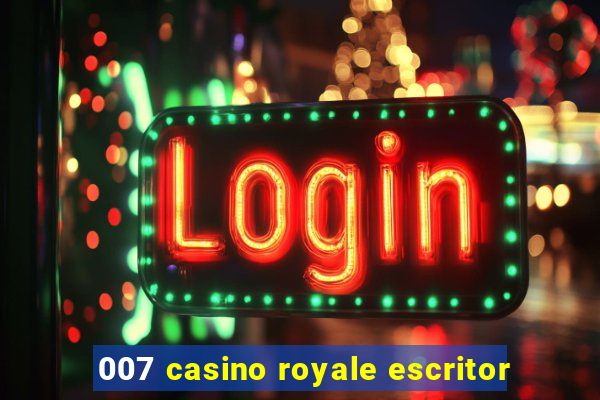 007 casino royale escritor