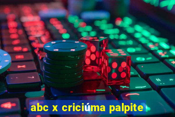 abc x criciúma palpite