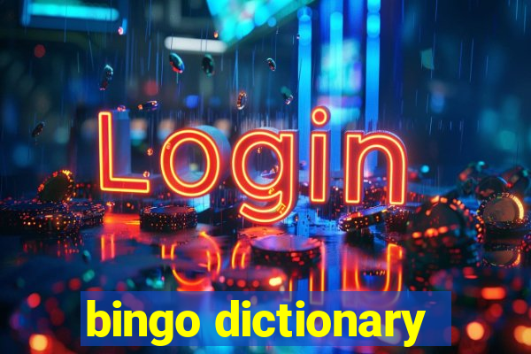 bingo dictionary