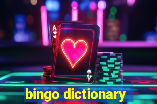 bingo dictionary