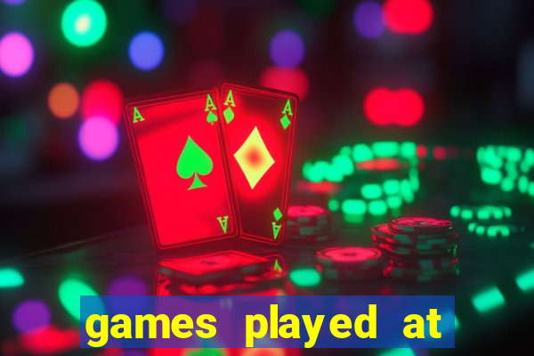 games played at the casino