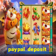 paypal deposit online casino