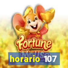 horario 107