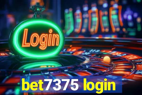 bet7375 login