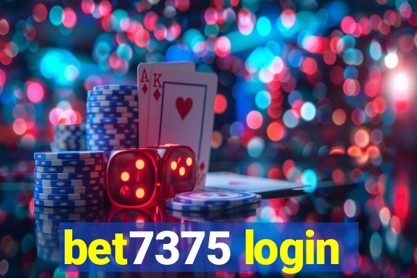 bet7375 login