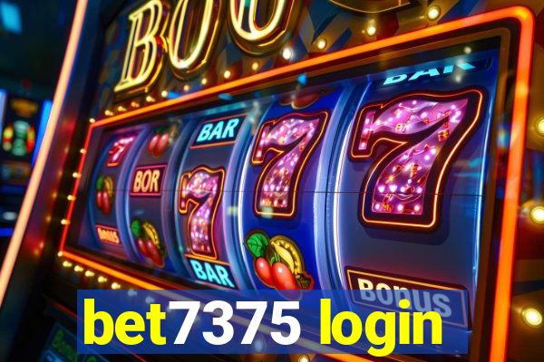 bet7375 login