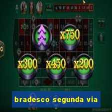 bradesco segunda via