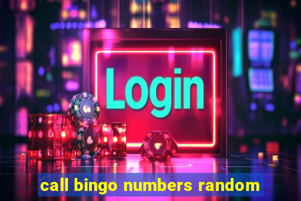 call bingo numbers random