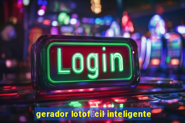 gerador lotof谩cil inteligente