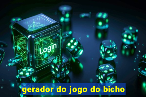 gerador do jogo do bicho