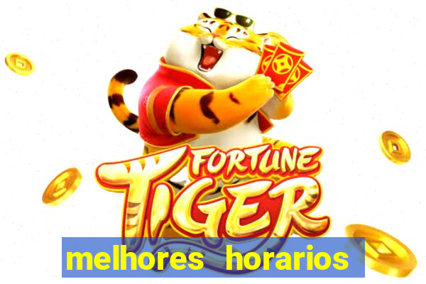 melhores horarios para jogar no fortune tiger