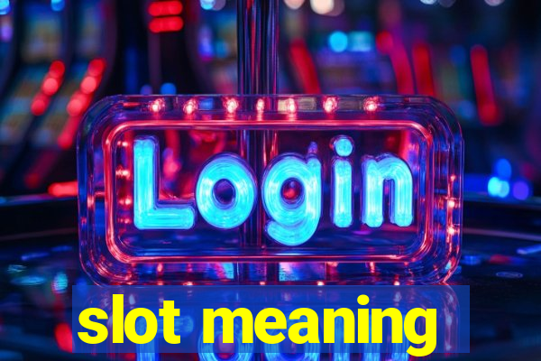 slot meaning